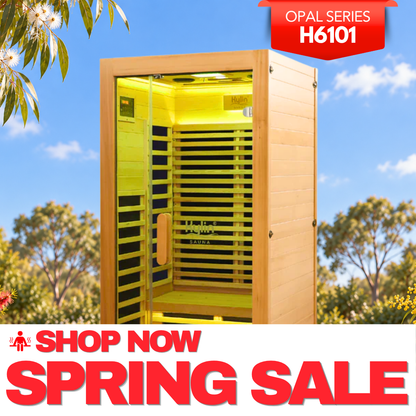 Kylin Low EMF Carbon Infrared Sauna Room 1 Person H6101 (HL-200K)