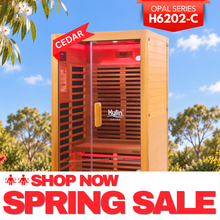 Elite - Kylin Low EMF Premium Cedar Infrared Sauna Room 2 Person - H6202-C