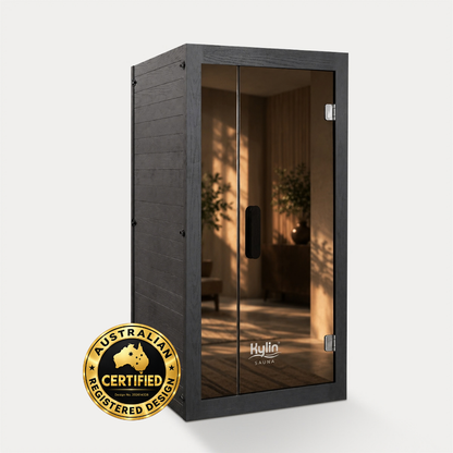 Kylin Premium Full Spectum Low EMF Infrared Sauna Room 1 Person H6131 (Floor Heater included)