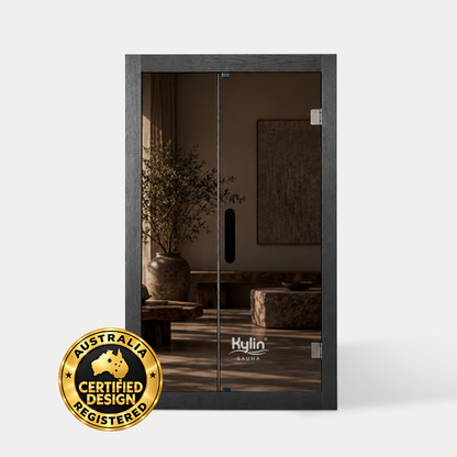 Kylin Premium Full Spectum Low EMF Infrared Sauna Room 2 Person H6231 (Floor Heater included)
