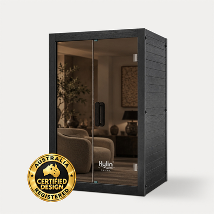 Kylin Premium Full Spectum Low EMF Infrared Sauna Room 2 Person H6231 (Floor Heater included)