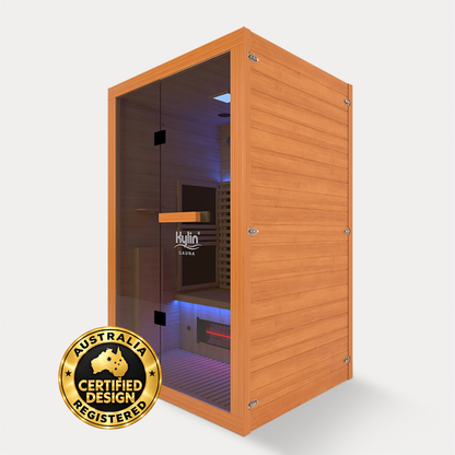 Kylin PHOENIX Red Cedar Carbon Full Spectrum Infrared Sauna Room 2 Person Low EMF L9201