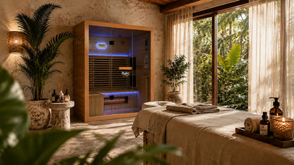 Kylin Red Cedar Carbon Full Spectrum Infrared Sauna Room 4 Person Low EMF L9401