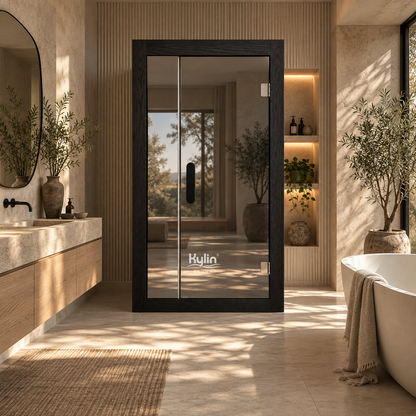 Kylin Premium Full Spectum Low EMF Infrared Sauna Room 1 Person H6131 (Floor Heater included)