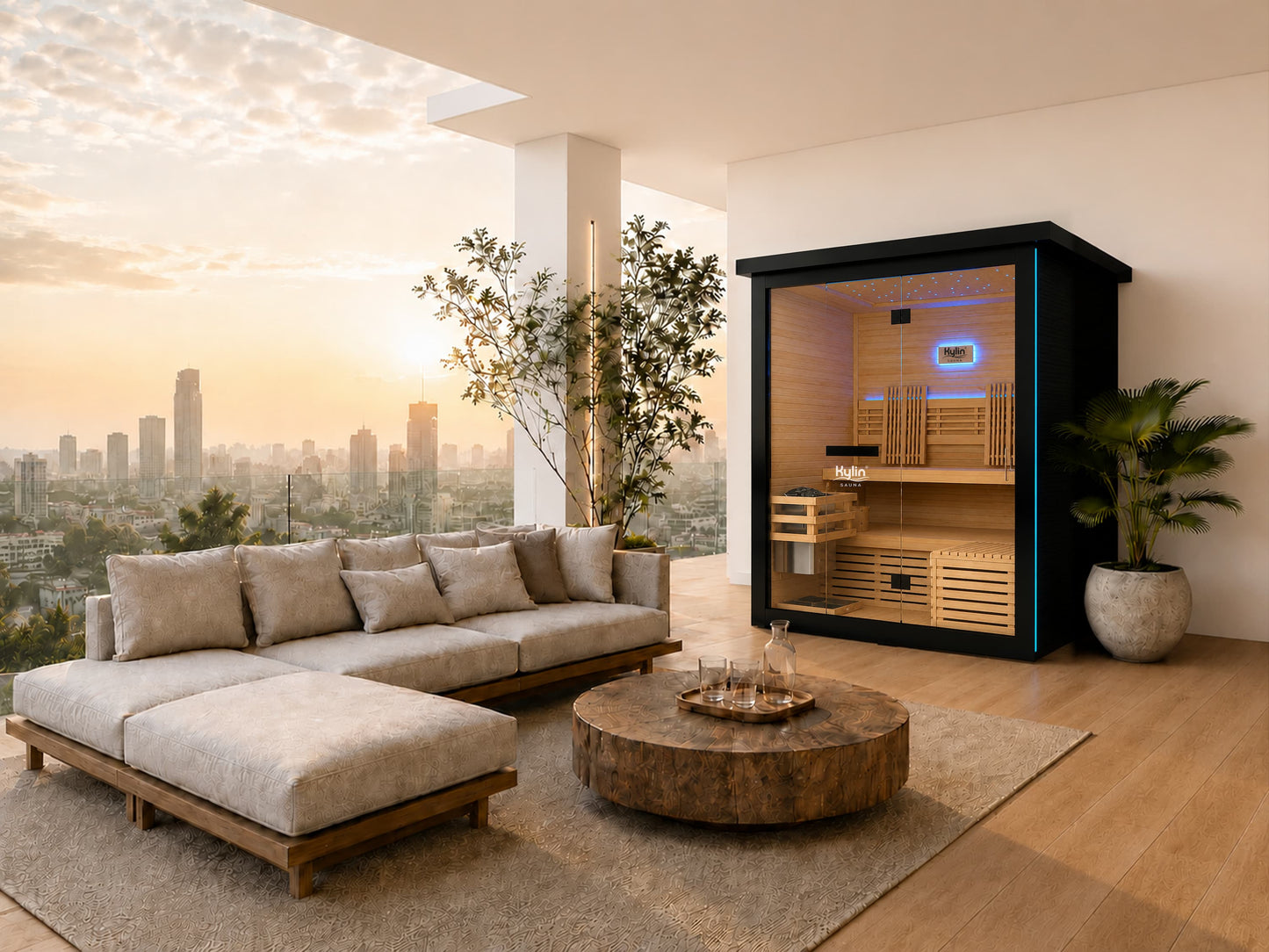 Kylin Outdoor Steam Sauna Room 4 Person LB401