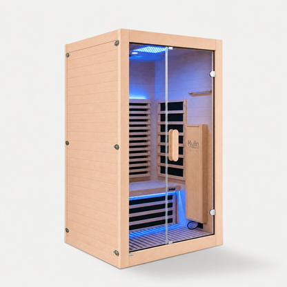 Kylin Premium Full Spectum Low EMF Infrared Sauna Room 2 Person H6232 (Floor Heater included)