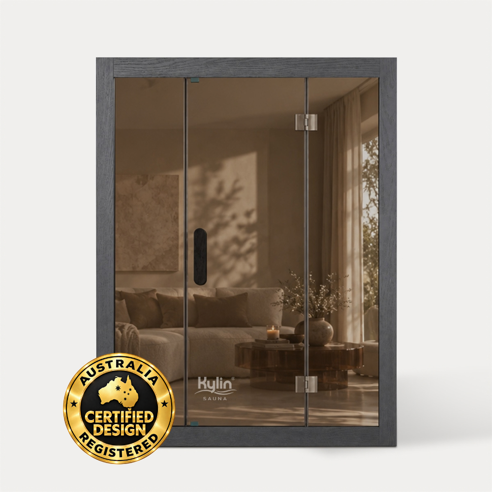 Kylin Premium Full Spectum Low EMF Infrared Sauna Room 3 Person H6331 (Floor Heater included)