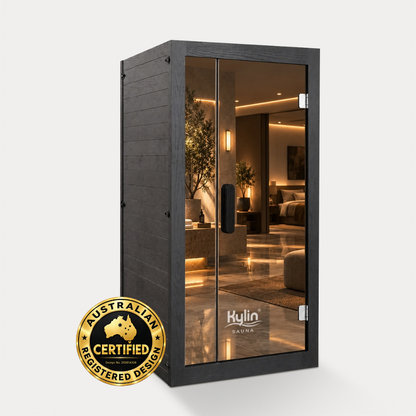 Kylin Premium Full Spectum Ultra Low EMF Infrared Sauna Room 1 Person H6133 (Floor Heater included)
