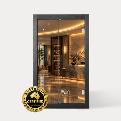 Kylin Premium Full Spectum Ultra Low EMF Infrared Sauna Room 2 Person H6233 (Floor Heater included)