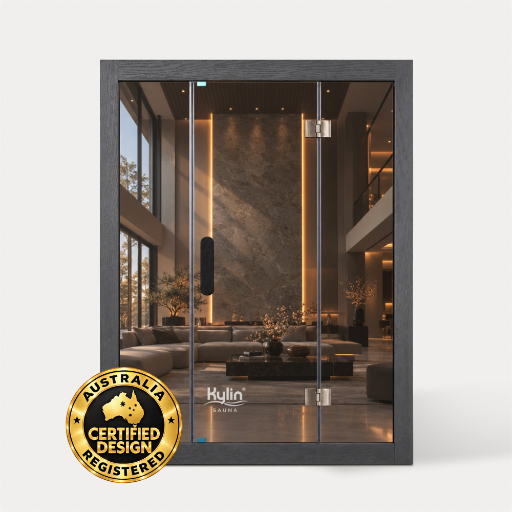 Kylin Premium Full Spectum Ultra Low EMF Infrared Sauna Room 3 Person H6333 (Floor Heater included)