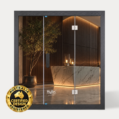 Kylin Premium Full Spectum Ultra Low EMF Infrared Sauna Room 4 Person H6433 (Floor Heater included)
