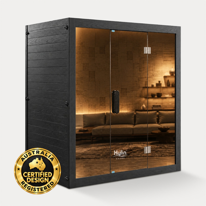 Kylin Premium Full Spectum Ultra Low EMF Infrared Sauna Room 4 Person H6433 (Floor Heater included)