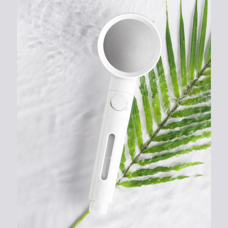 Kylin Home & Bath Series Shower ON-OFF Head Set With Filter & Ceramic Ball SHOF78-C1S1-WH