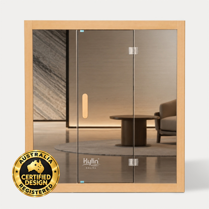 Kylin Premium Full Spectum Low EMF Infrared Sauna Room 4 Person H6430 (Floor Heater included)