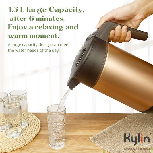 Kylin Vacuum Thermal Insulated Kettle 1.5L AU-K5051