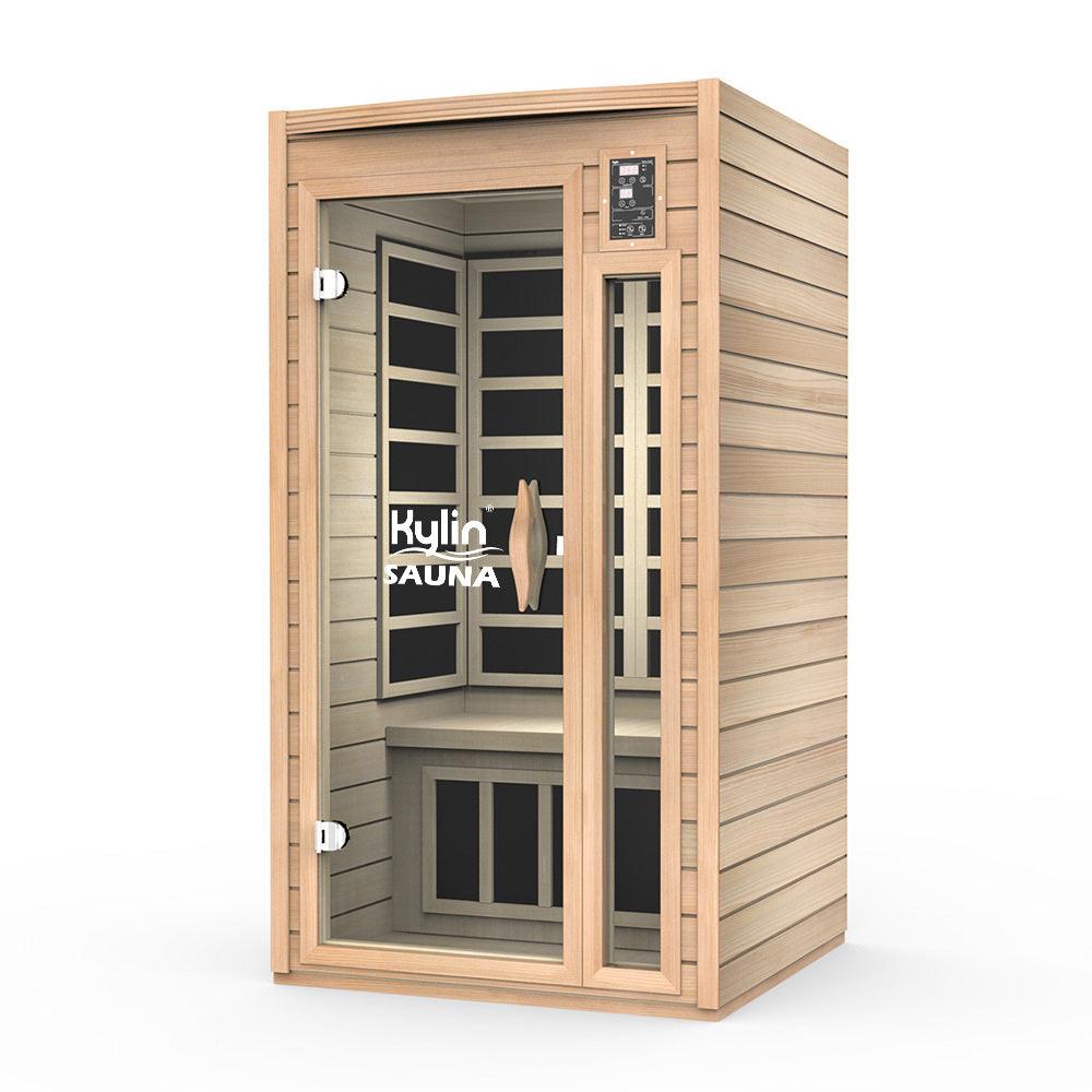 Kylin Low EMF Carbon Fibre Infrared Sauna 1 Person KY-023LB (DEMO ONLY)