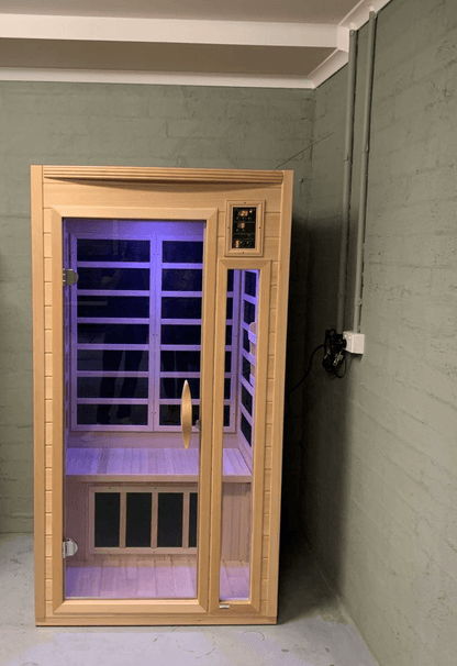 Kylin Low EMF Carbon Fibre Infrared Sauna 1 Person KY-023LB (DEMO ONLY)