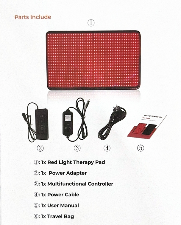 Kylin Red Light Therapy Yoga Mat TLB-1000