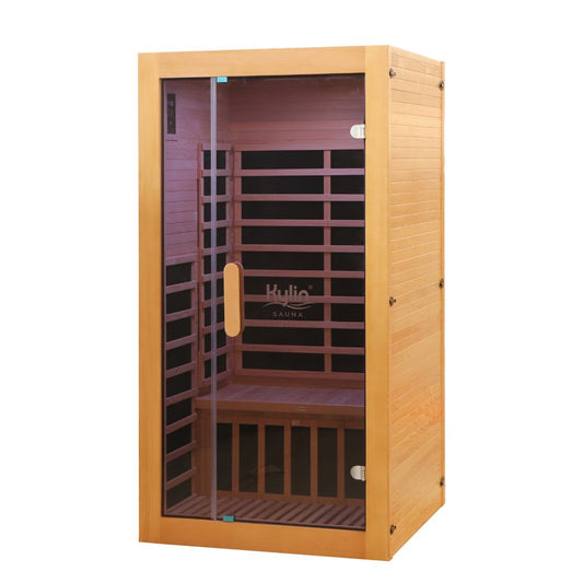 Kylin Low EMF Carbon Infrared Sauna Room 1 Person H6103 (Floor Heater included)