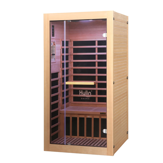 Kylin Low EMF Carbon Infrared Sauna Room 1 Person H6103 (Floor Heater included)