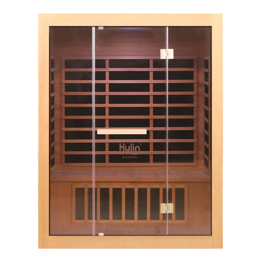 Kylin Low EMF Carbon Infrared Sauna Room 3 Person H6303 (Floor Heater included)