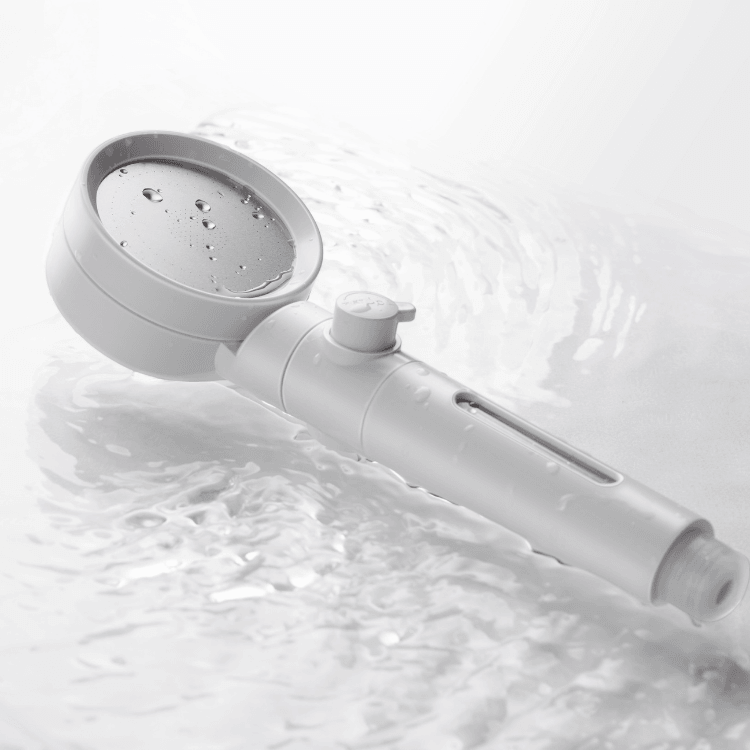 Kylin Home & Bath Series Shower ON-OFF Head Set With Filter & Ceramic Ball SHOF78-C1S1-WH