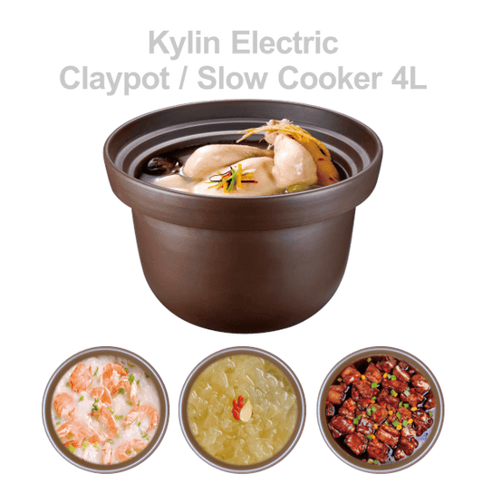 Kylin Electric 4L Inner Pot with Lid for Claypot/Slow Cooker 4L AU-K2022