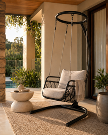 Kylin Outdoor Patio Swing Hanging Chair with Cushion - Y9160