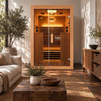 Kylin Premium Full Spectum Low EMF Infrared Sauna Room 2 Person H6232 (Floor Heater included)