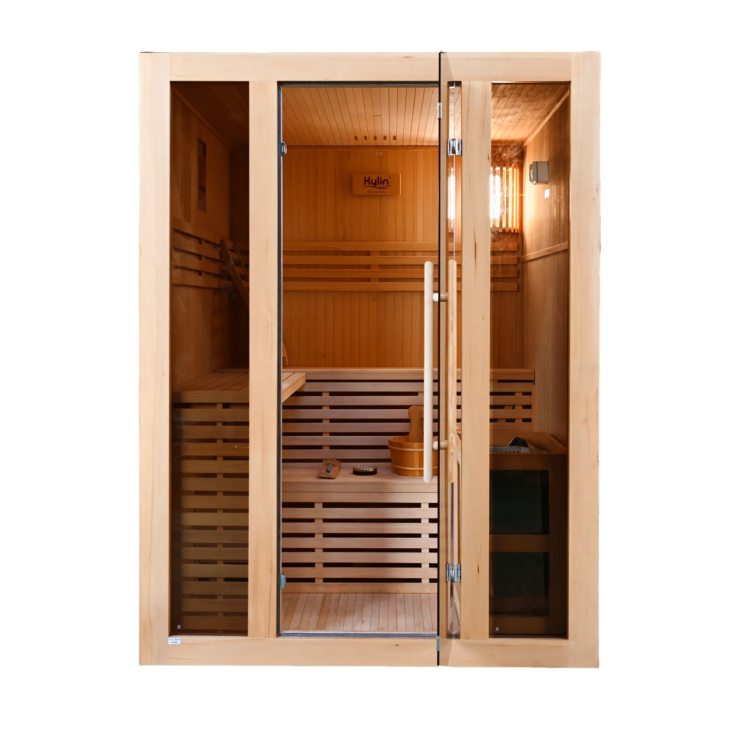 Kylin Traditional Indoor Steam Sauna Room 3 Person QD-EA3D