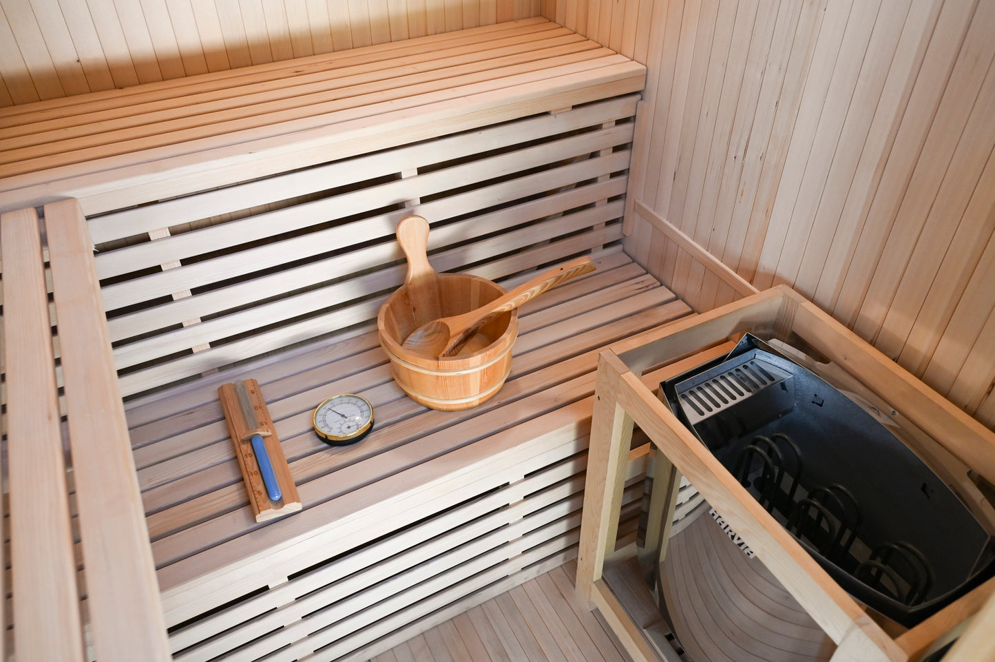 Kylin Traditional Indoor Steam Sauna Room 3 Person QD-EA3D