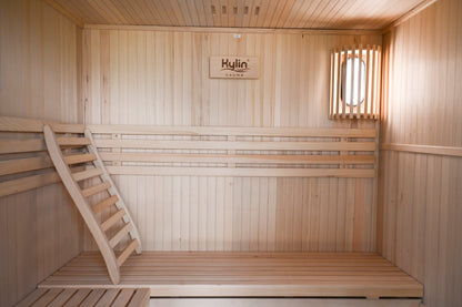 Kylin Traditional Indoor Steam Sauna Room 3 Person QD-EA3D