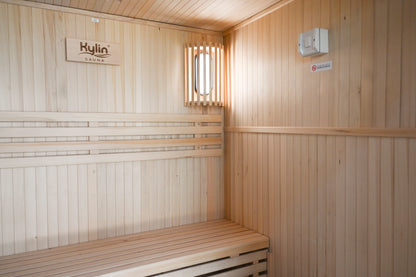 Kylin Traditional Indoor Steam Sauna Room 3 Person QD-EA3D