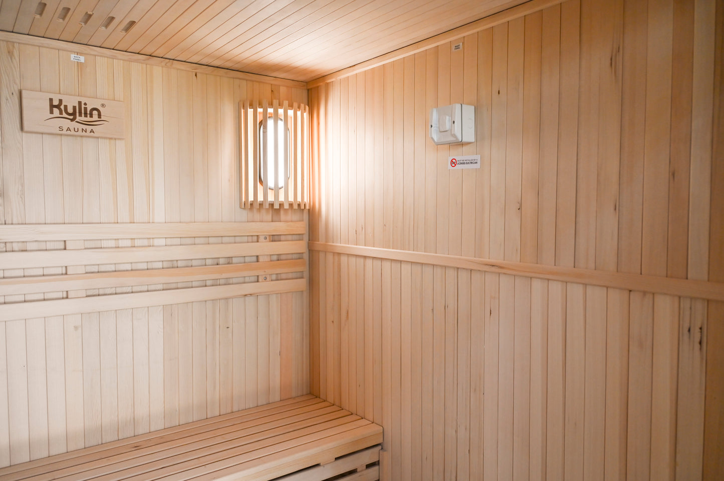 Kylin Traditional Indoor Steam Sauna Room 3 Person QD-EA3D