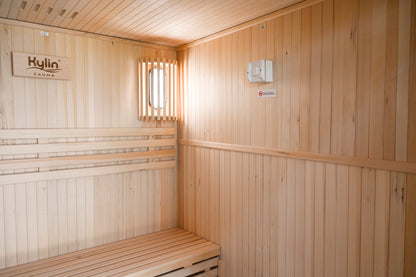 Kylin Traditional Indoor Steam Sauna Room 3 Person QD-EA3D