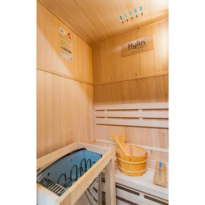 Kylin Traditional Indoor Steam Sauna Room 1 Person QD-EA2