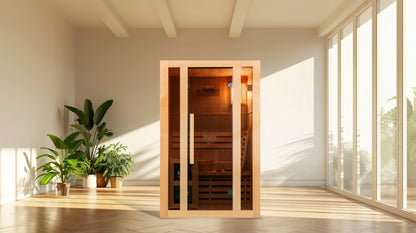 Kylin Traditional Indoor Steam Sauna Room 1 Person QD-EA2