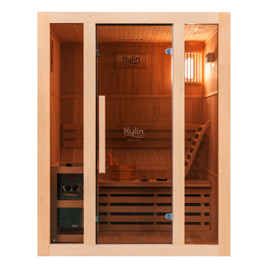 Kylin Traditional Steam Sauna Room 2 Person QD-EA3