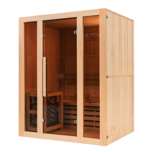 Kylin Traditional Steam Sauna Room 2 Person QD-EA3