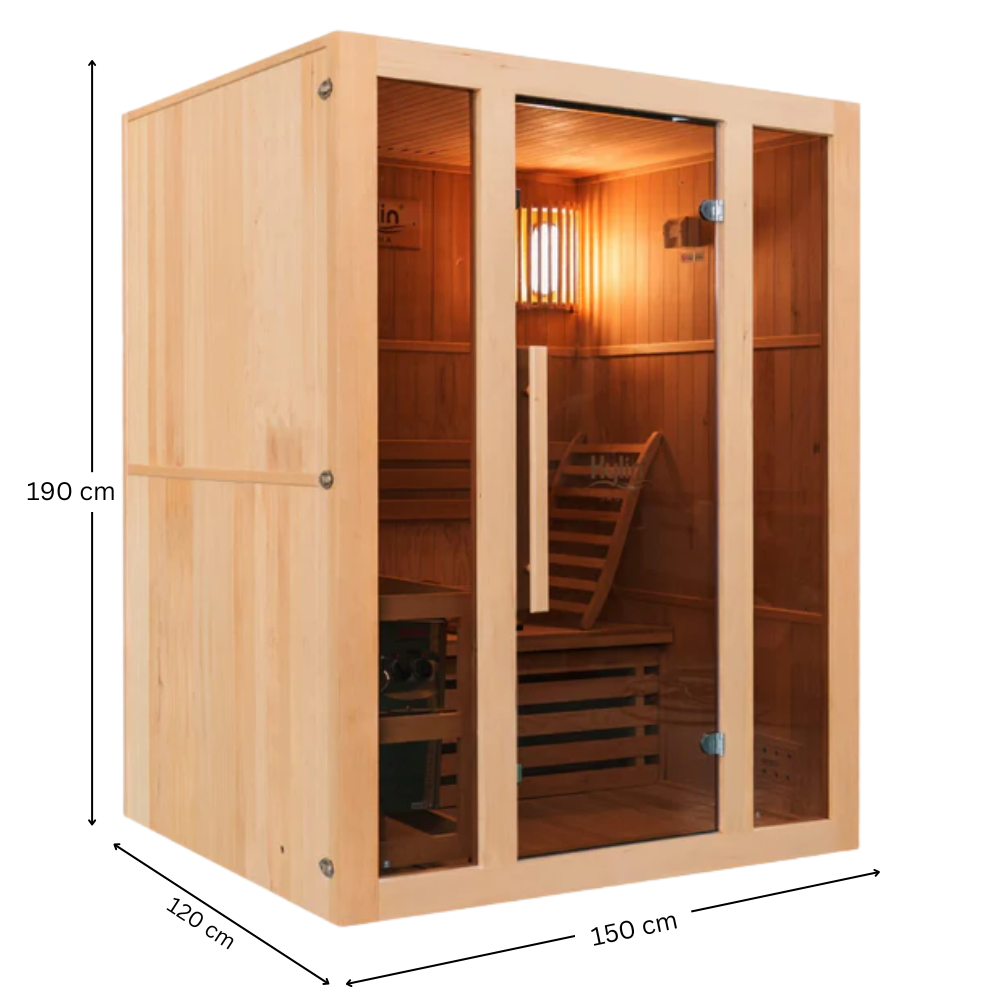Kylin Traditional Steam Sauna Room 2 Person QD-EA3