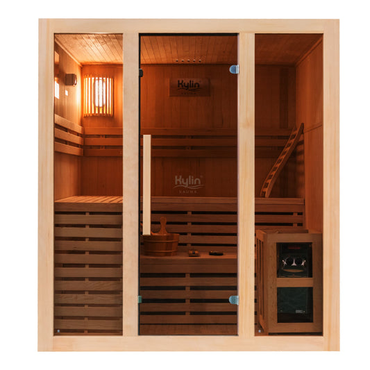 Kylin Traditional Steam Sauna Room 4 Person QD-EA4