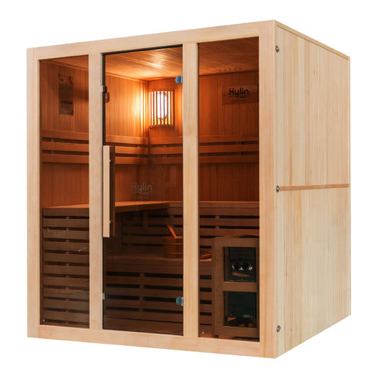 Kylin Traditional Steam Sauna Room 4 Person QD-EA4