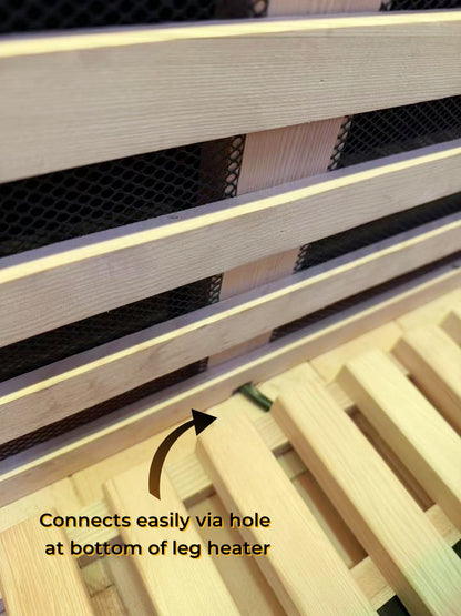 Kylin 1 Person Sauna Additional Low EMF Foot Heater H6101 (HL-200K)