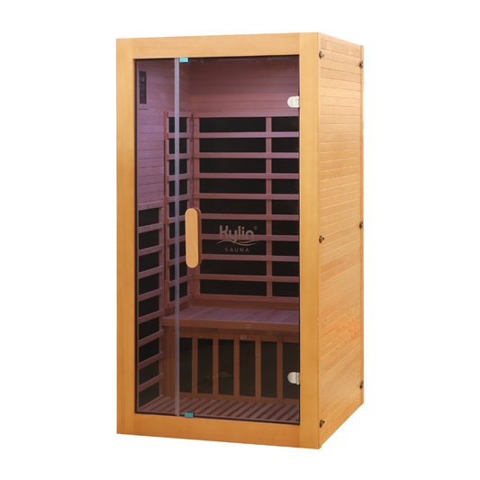 Kylin Low EMF Carbon Infrared Sauna Room 1 Person H6103 (Floor Heater included)