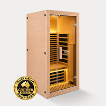 Kylin Premium Full Spectum Ultra Low EMF Infrared Sauna Room 1 Person H6134 (Floor Heater included)