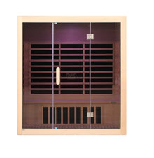 Kylin ONYX STANDARD Low EMF Carbon Infrared Sauna Room 4 Person H6403 (Floor Heater included)