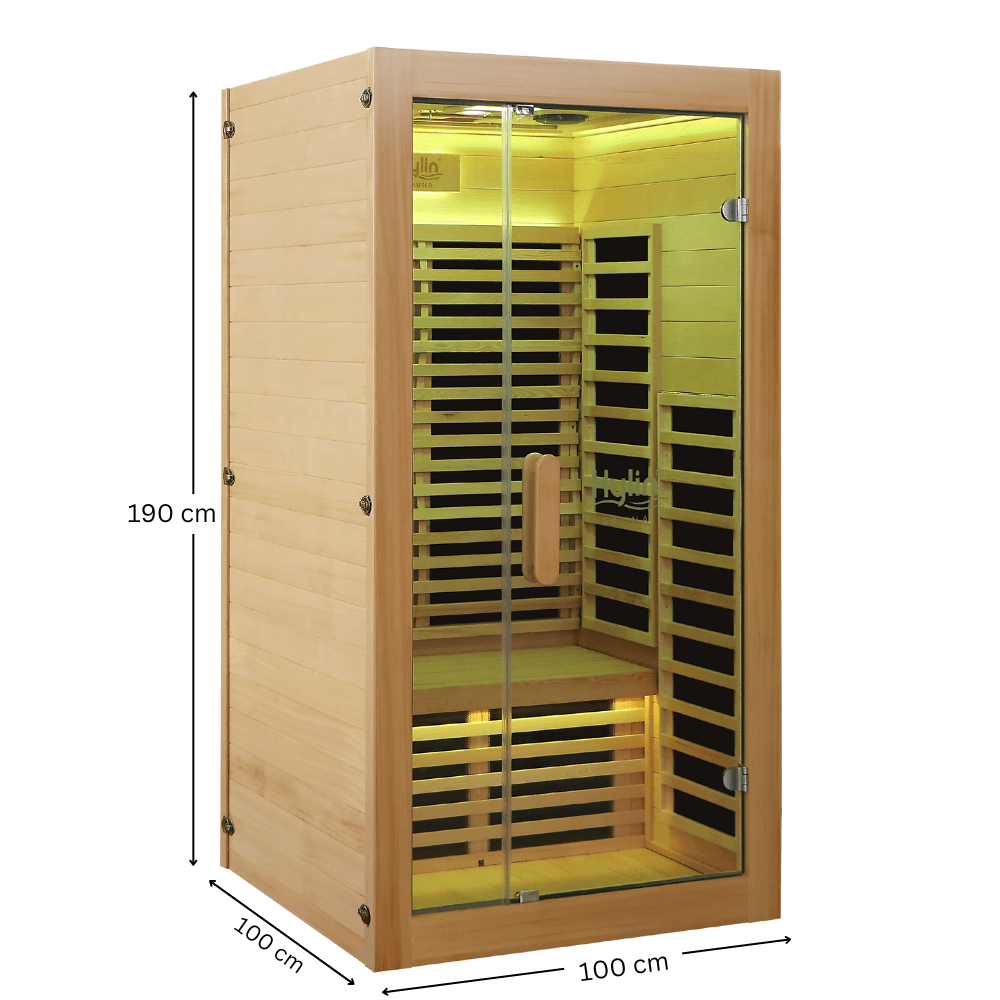 Kylin Low EMF Carbon Infrared Sauna Room 1 Person H6101 (HL-200K)