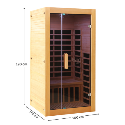 Kylin Low EMF Carbon Infrared Sauna Room 1 Person H6103 (Floor Heater included)