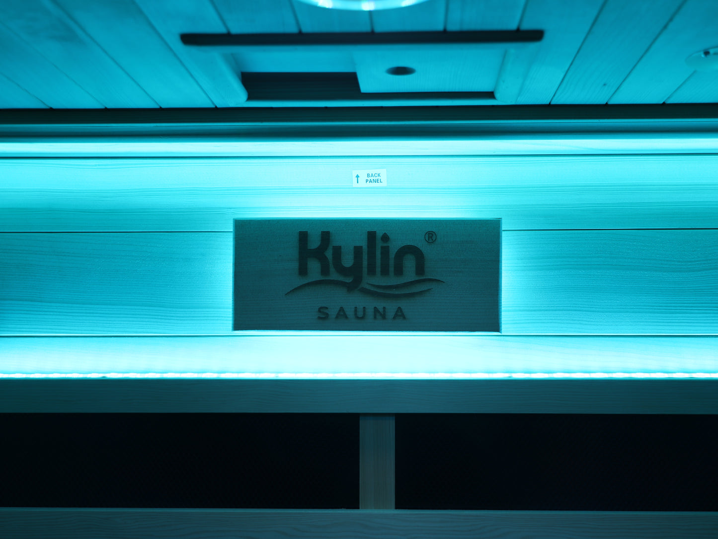 Kylin Carbon Infrared Sauna Room 2 Person Low EMF H6205 (Black)