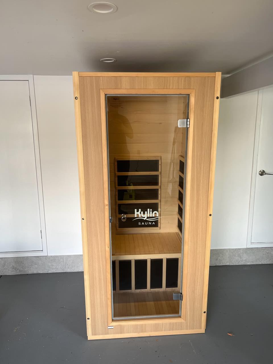 Kylin Low EMF Modern Carbon Far Portable Sauna 1 person - K8105